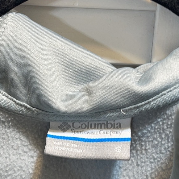 COLUMBIA HOODED FLEECE JACKET M - Picture 2 of 7